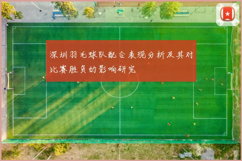 深圳羽毛球队配合表现分析及其对比赛胜负的影响研究