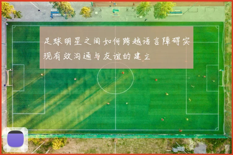 足球明星之间如何跨越语言障碍实现有效沟通与友谊的建立